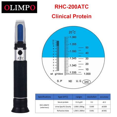 refractometer conversion from specific gravity to total protein|measuring total solids with refractometer.